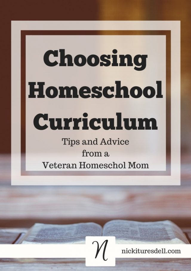 Choosing homeschool curriculum