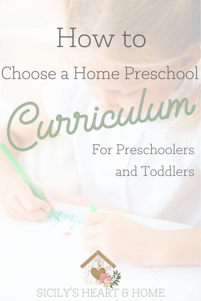 Choosing the right preschool curriculum