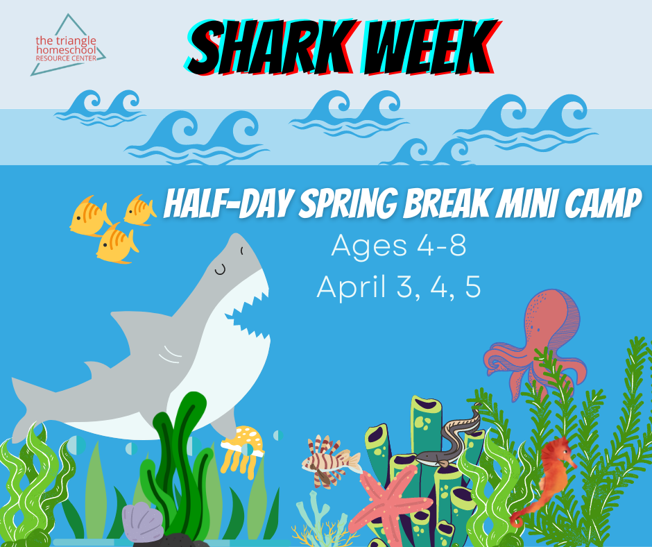 Shark Week Camp Details at The Triangle Homeschool Resource Center