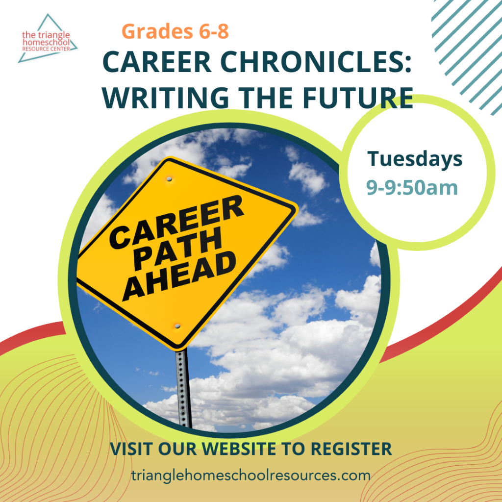 Explore careers and learn about research in this middle school class in Garner on Tuesdays at 9am