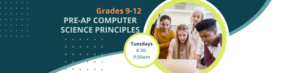 This class for high school homeschoolers will introduce computer science principles.